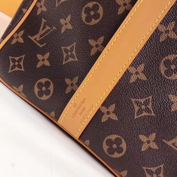 LOUIS VUITTON Classic Report Logo Printed Canvas Handbag - Picture 7 of 9